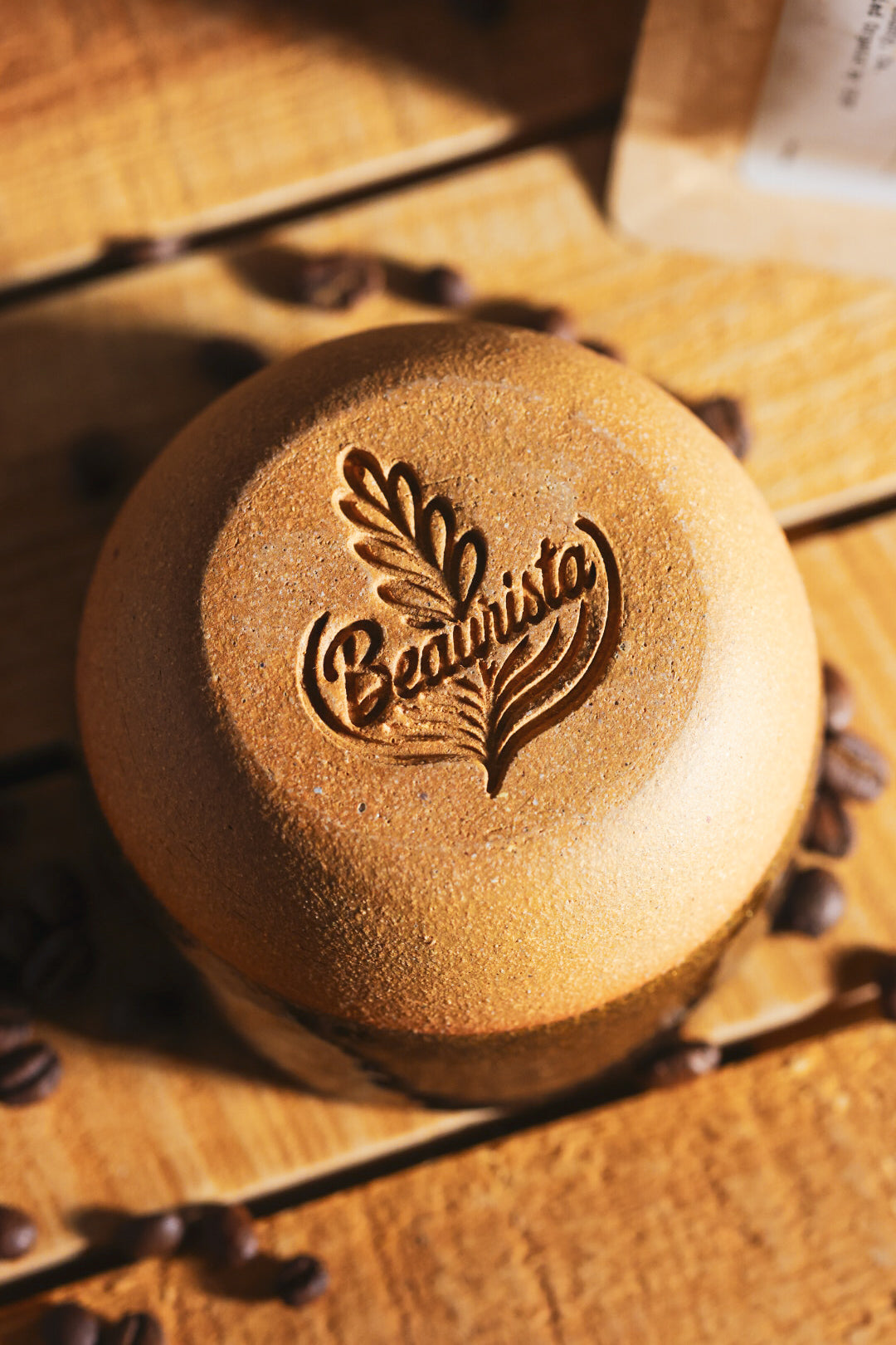 8oz Brown Metallic Ceramic Mug