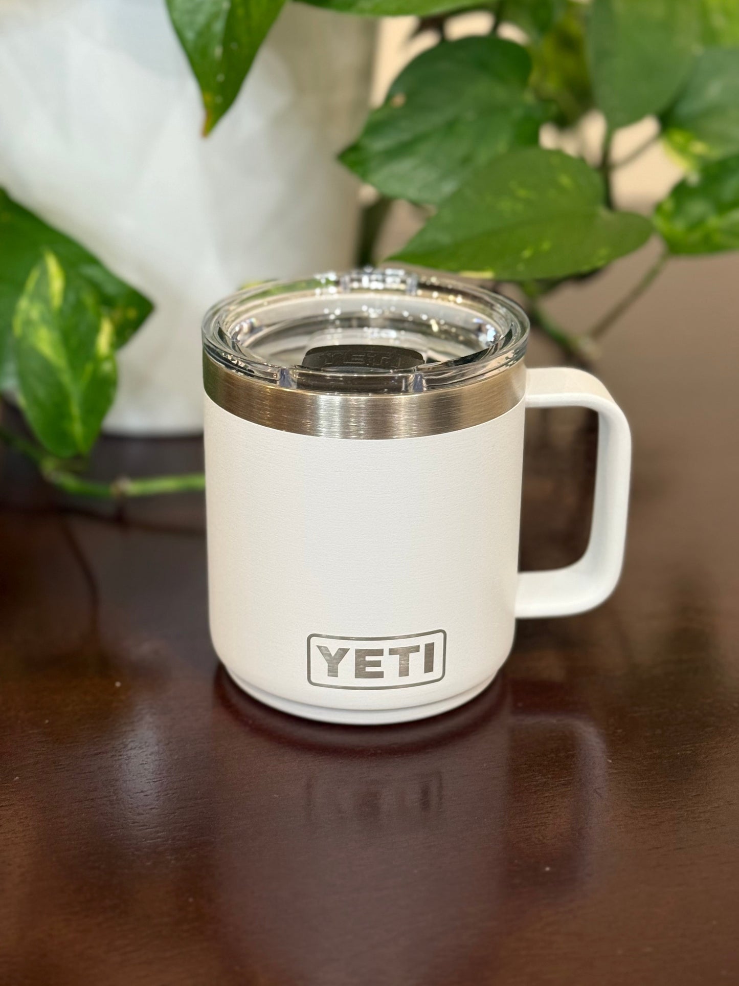 10oz Logo Yeti Mug- White