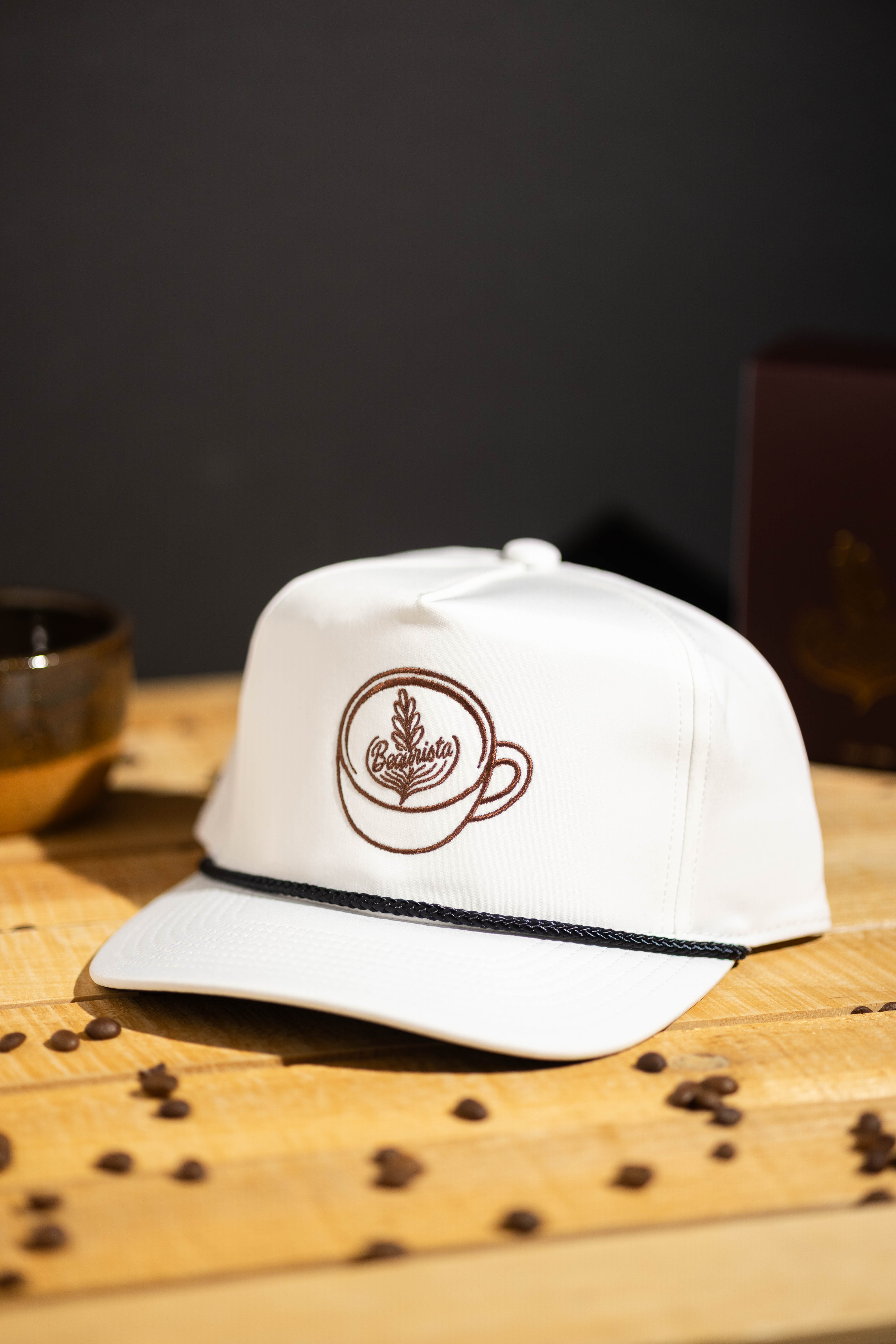 Cup Rope Hat - White