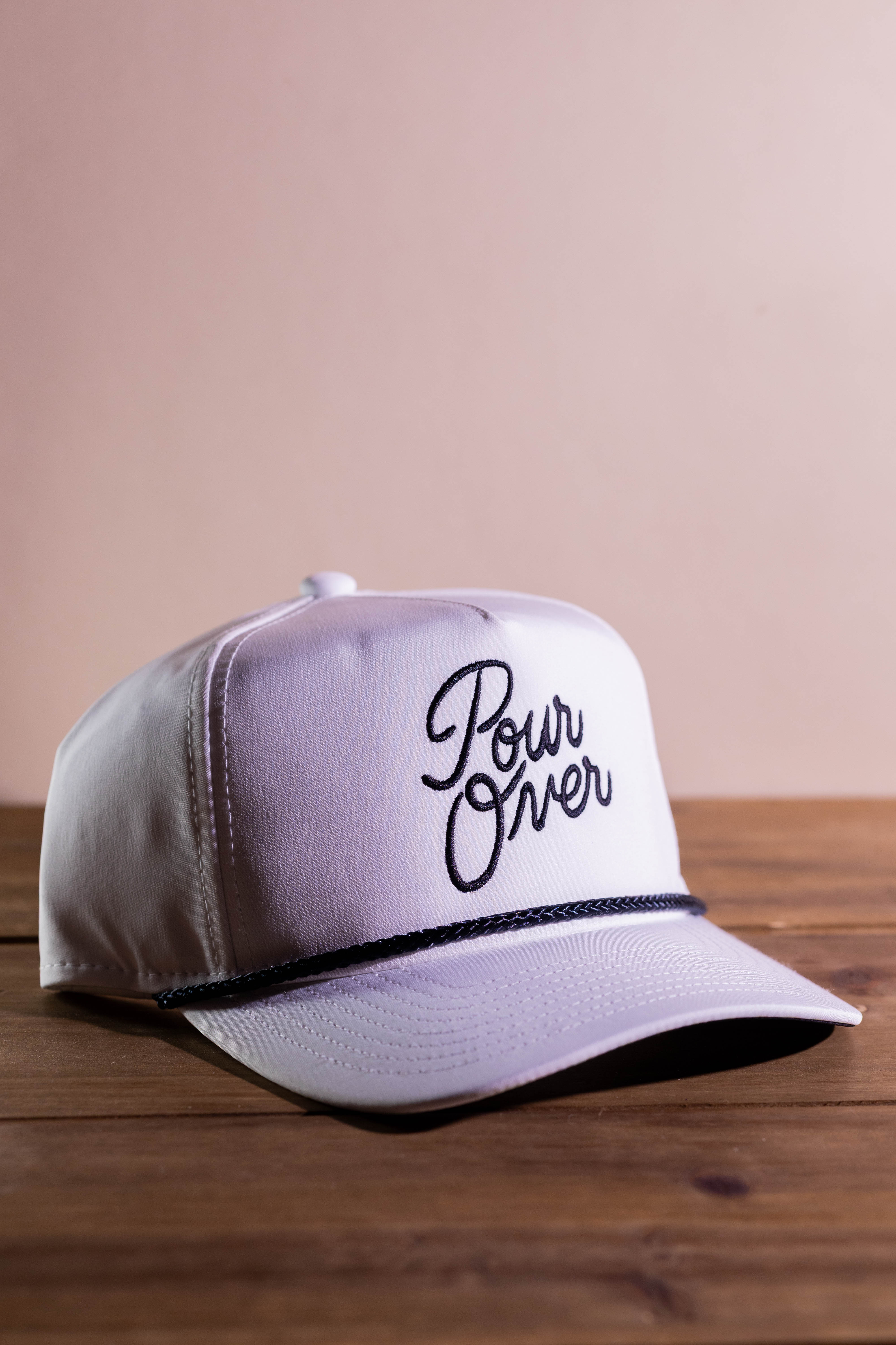 Pour Over Rope Hat - White