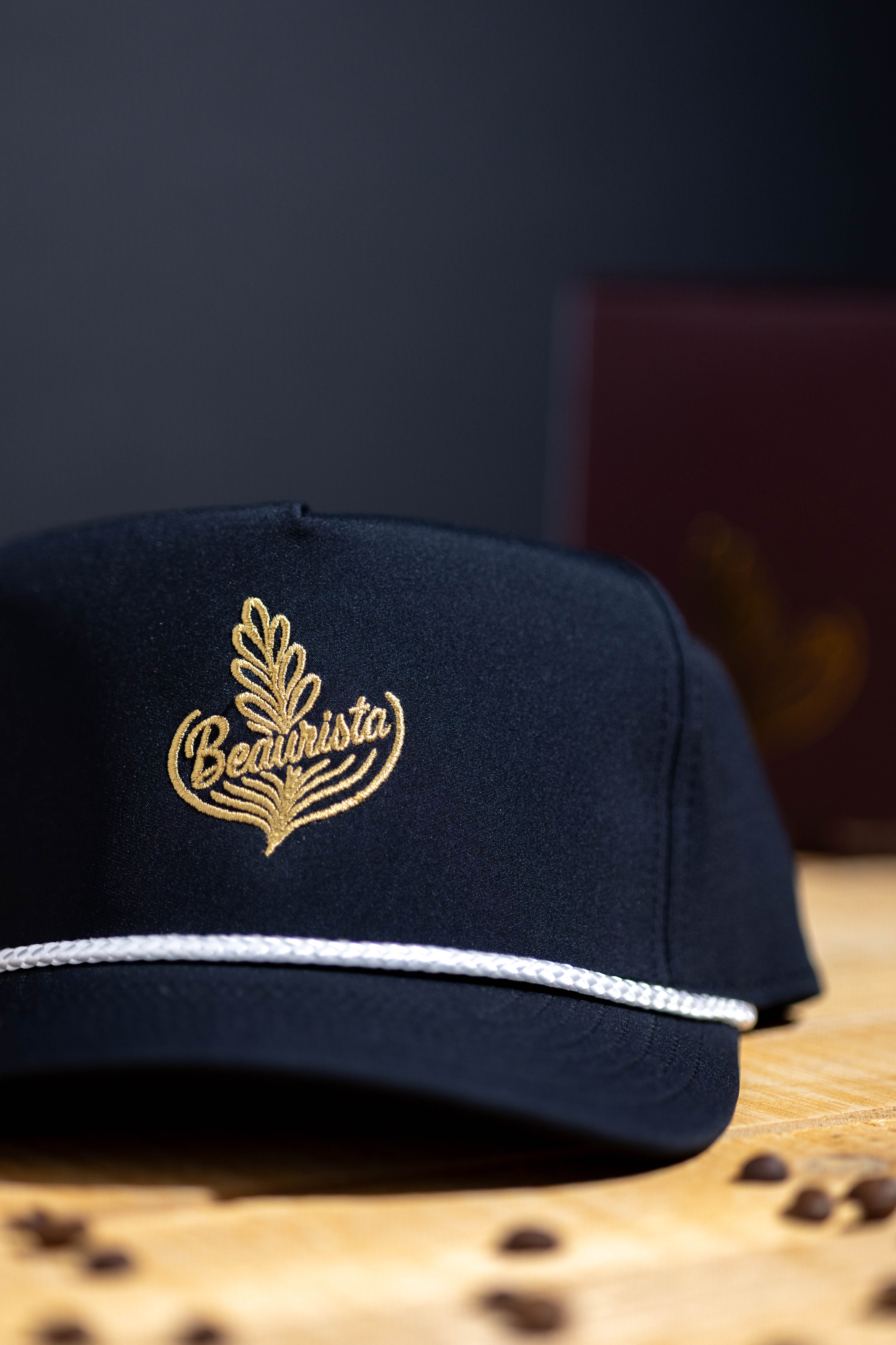 Beaurista Rope Hat - Black/Gold