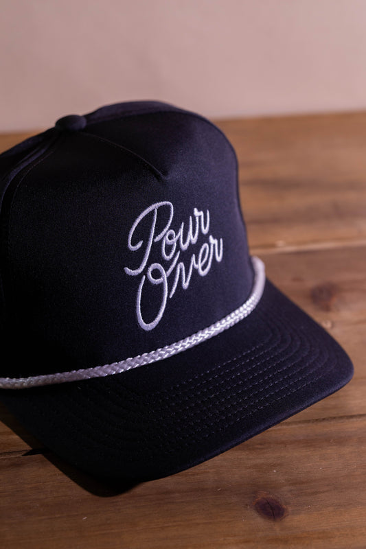 Pour Over Rope Hat- Black
