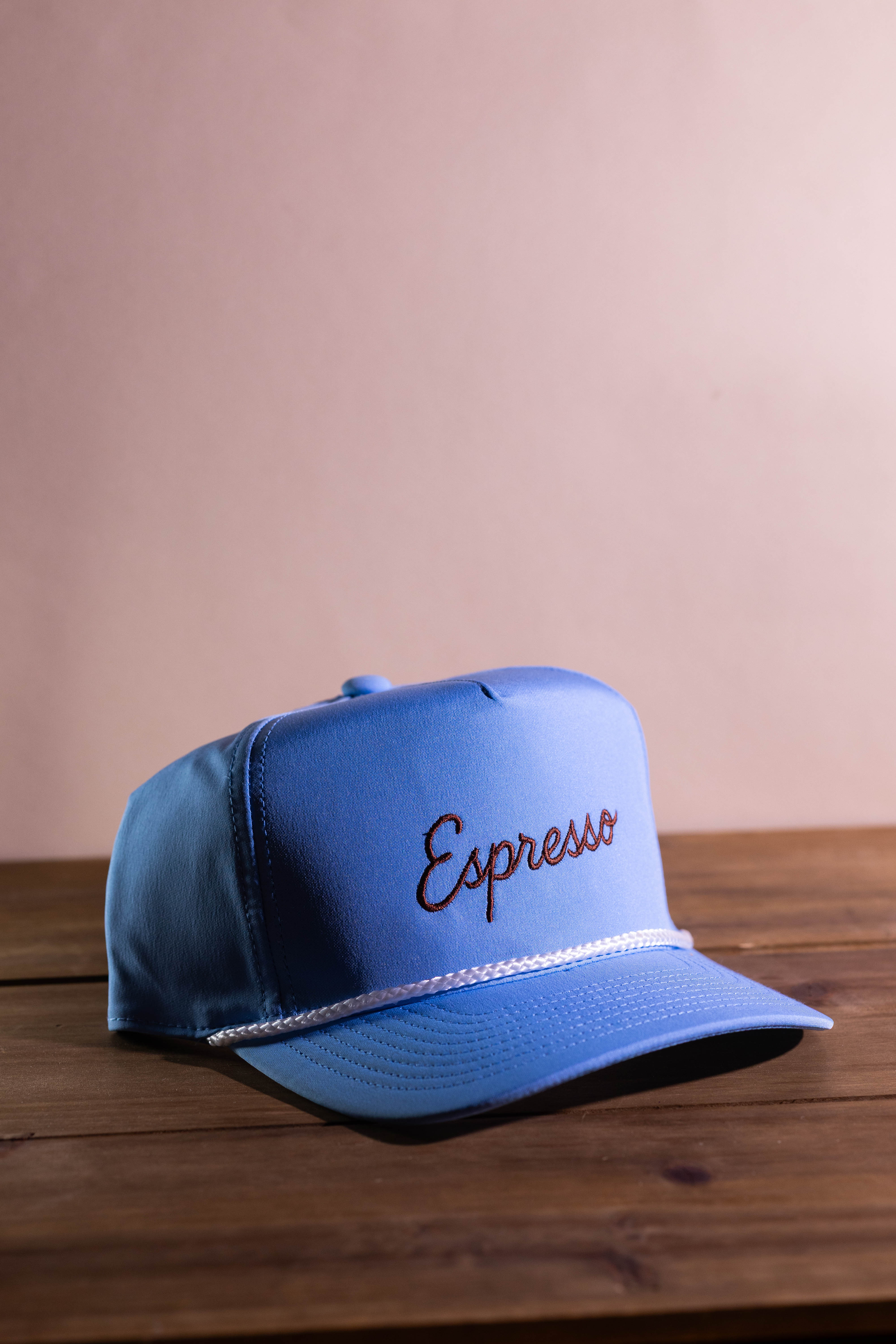 Espresso Rope Hat - Light Blue