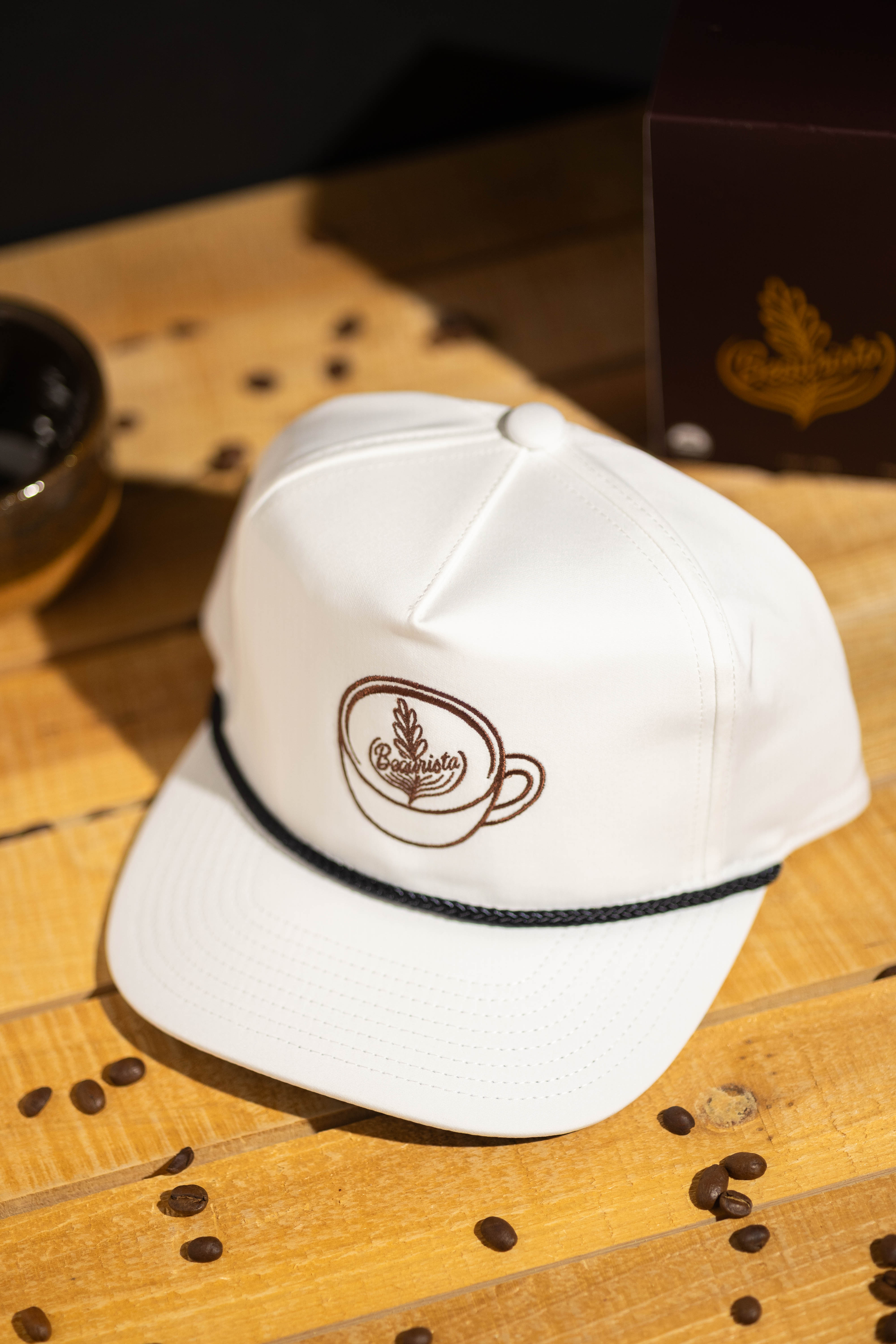 Cup Rope Hat - White