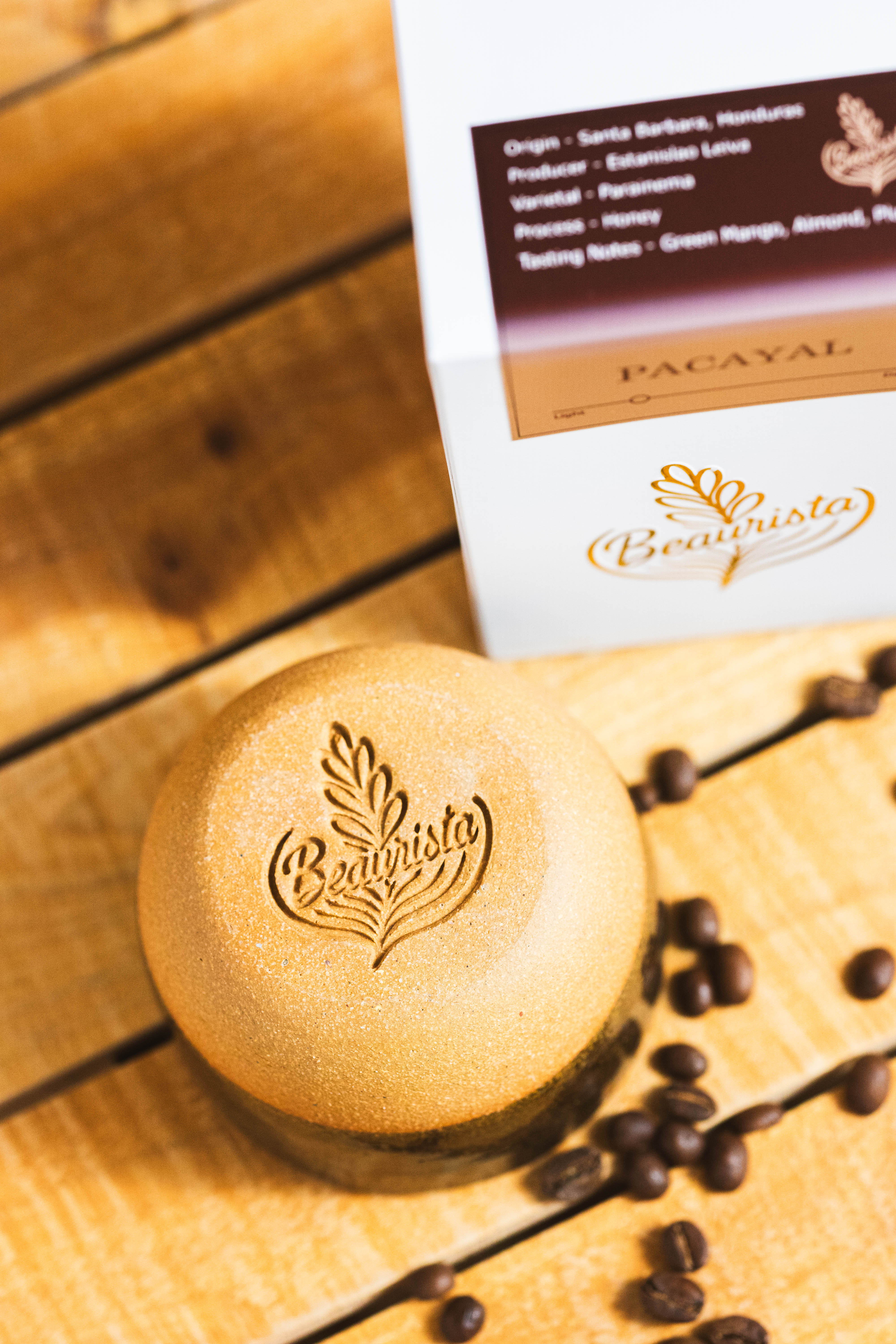 Pacayal & Metallic Brown Ceramic Mug (8oz)