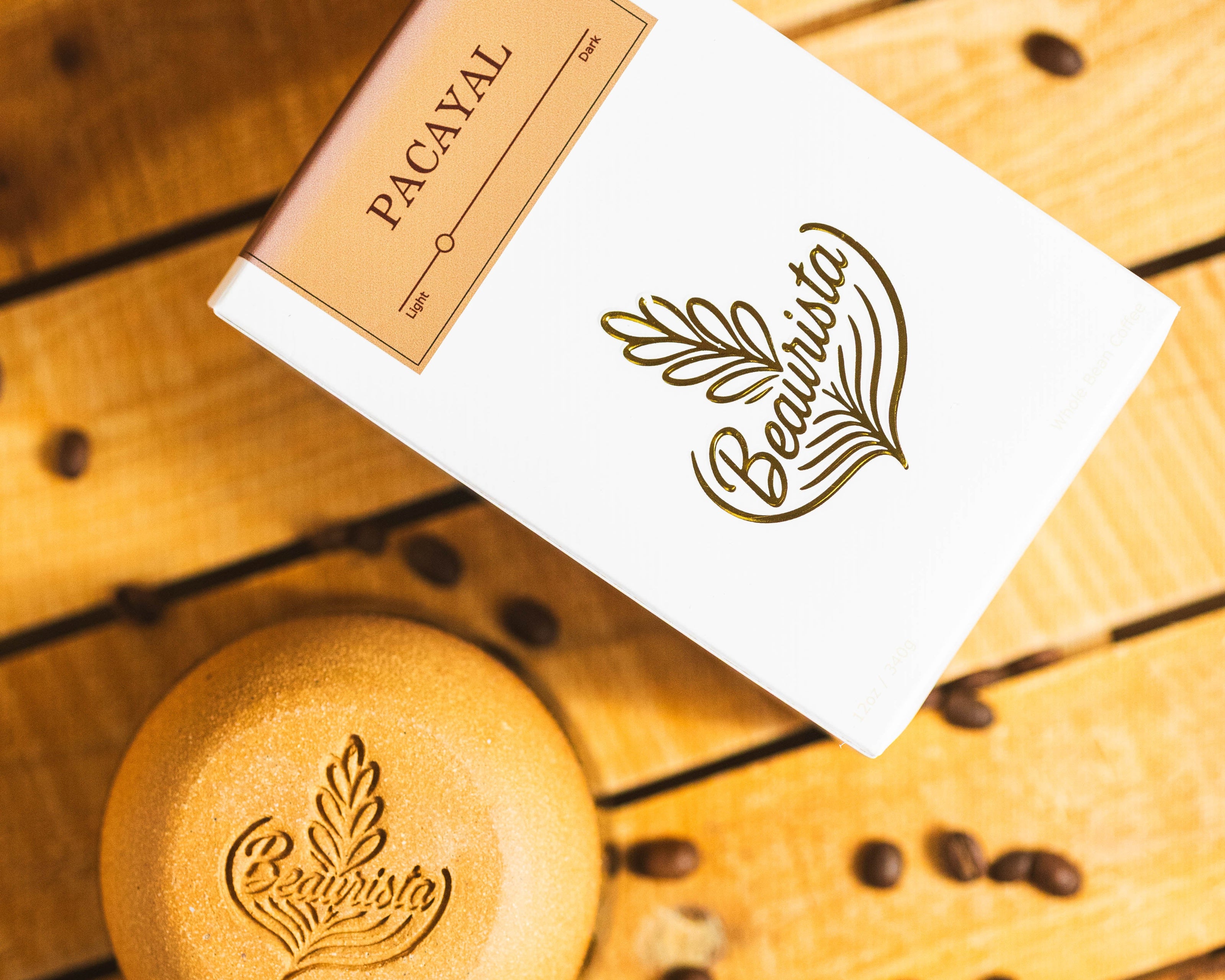 Pacayal & Metallic Brown Ceramic Mug (8oz)